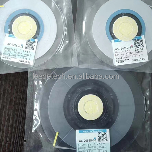 (Good Quality) Original ACF Tape AC-2056R-35 AC-7206U-18 AC-7246LU-18 COF Bonding Tape 1.2*50m 1.5*50m 2.0*50m ACF Adhesive