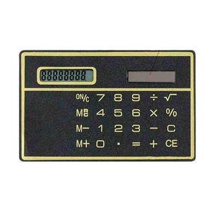 <span class=keywords><strong>Calculatrice</strong></span> d'énergie solaire ultra mince à chiffres avec conception de carte de crédit à écran tactile Mini <span class=keywords><strong>calculatrice</strong></span> portable pour école de commerce - Product Image 4