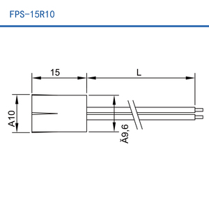 สวิตช์จำกัดระยะ HKFAST FPS-15R10 ซีรีส์ สีดำ แบบติดตั้งผ่านรู พร้อมแม่เหล็ก - Product Image 2