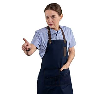 Delantal Ajustable de Sastre/<span class=keywords><strong>Chef</strong></span> con Múltiples Bolsillos, Resistente al Lavado, de Alta Calidad, Polialgodón, Negro, Unisex, para Restaurante y Cocina - Product Image 6