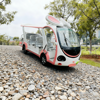 Navette touristique électrique DAOD au design lapin, 14 passagers, batterie sans entretien, conduite à gauche/droite pour parc à thème