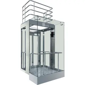 Small Glass Home Elevator for 4 Persons