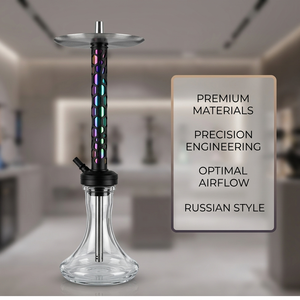Cachimba Embery <span class=keywords><strong>MONO</strong></span>-H 4.0, Set de Shisha Embery, Narguile de Acero Inoxidable, Estilo Ruso, Vástago Embery <span class=keywords><strong>MONO</strong></span> - Product Image 1