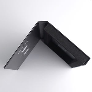 Emballage de téléphone portable en carton écologique, design personnalisé, luxe, boîte carrée, électronique grand public, boîte de téléphone portable en papier noir - Product Image 4