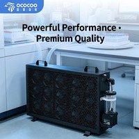 Système de refroidissement externe OCOCOO avec radiateur intégré, 12 ventilateurs et alimentation 220V intégrée pour équipement médical et industriel