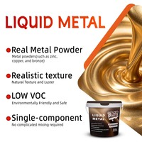 Peinture Métallique Liquide Isolante, Isolation Thermique, Ignifuge, Revêtement Métallique en Polyuréthane pour la Décoration des Toits et des Plafonds