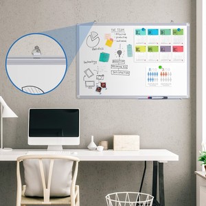 Tùy Chỉnh Kích Thước Khô Xóa Bảng Trắng Khung Nhôm Treo Bảng Trắng Bảng Từ Tính Cho Tường - Product Image 6