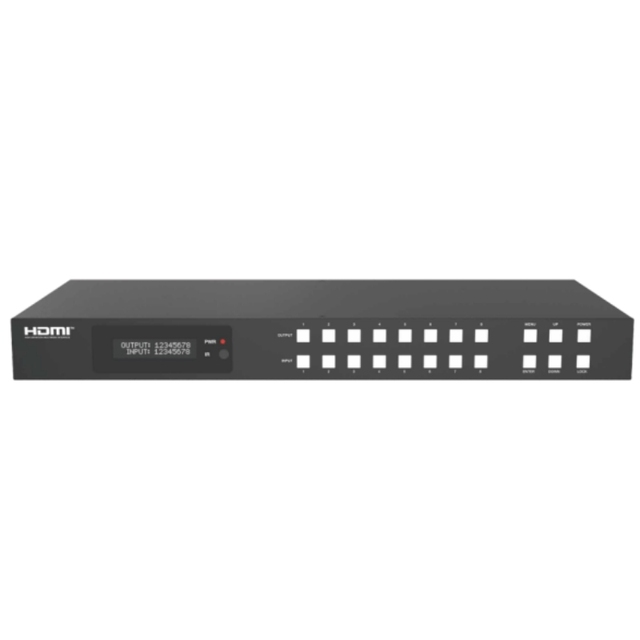 DT-7488WS 4K 30Hz 10.2Gbps Bandwidth HDMI Seamless Matrix Switcher 8x8 EDID Supported Video Audio Matrix