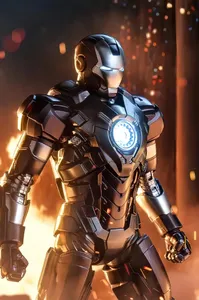 Figura de Acción Original de ZD Toys Marvel Los Vengadores, Iron Man Mark10 Mark18 (Casanova), PVC, Escala 1:10, 7 Pulgadas, Juguete para Adultos - Product Image 4
