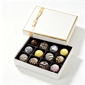 Caja de Trufas de Chocolate Surtidas <span class=keywords><strong>Godiva</strong></span> Chocolatier para Cumpleaños, Regalo Gourmet para Mujeres y Hombres, Cesta de Dulces, Caja de Ganache Cremoso con Leche - Product Image 3