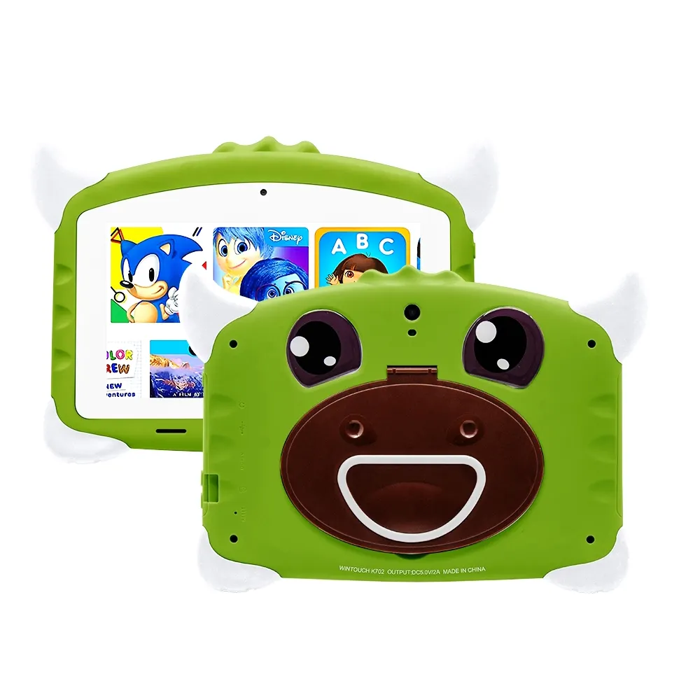 Nieuw Ontwerp 7 Inch Tablet Wifi Quad Core Kids Tablet Voor Kinderen Cadeau Game Apps Android 7.0 1Gb Ram 16Gb Rom Tablet Pc