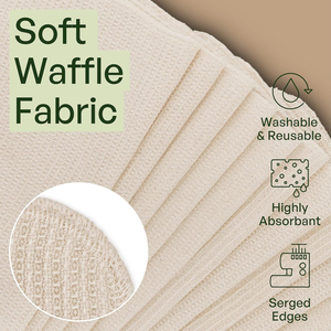 Serviettes en papier réutilisables Lavables en <span class=keywords><strong>coton</strong></span> biologique respectueux de la nature Alternative Épais Fort Plat de cuisine sans papier Réutilisable - Product Image 3