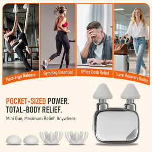 Massaggiatore Tascabile <span class=keywords><strong>Mini</strong></span> Elettrico Ricaricabile a Doppia Testa per Migliorare il Dolore, Prodotto in Cina - Product Image 3