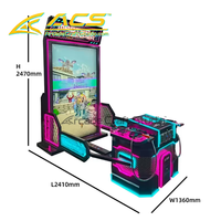 Arcade Craft Studio ACS-0029-S Machine de jeu vidéo de tir Master Sniper personnalisable pour 1 ou 2 joueurs en fibre de verre durable