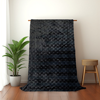 Couverture en flanelle jacquard douillette pour l'hiver et l'automne, épaisse et douce, en fil AB, pour canapé et literie, vente directe usine/supermarché