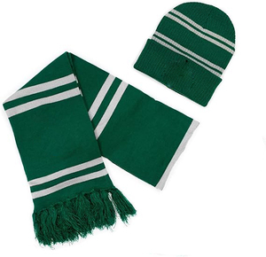 Conjunto de Bufanda, Gorro y Guantes <span class=keywords><strong>JOA</strong></span> para Mujer, Color Rosa Claro y Azul Jacquard, con Letras Griegas, Sorority Since 1938, Jack and Jill - Product Image 2