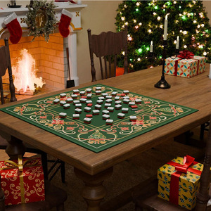 Luxury Modern Design Portable Customized Mah Jongg Red Christmas Acrylic American Mahjong Tile Set for <b>Entertainment</b> - Product Image 5