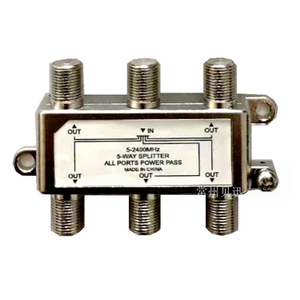 Divisor de <span class=keywords><strong>Señal</strong></span> de <span class=keywords><strong>TV</strong></span> Satelital de 5 Vías, 5-2400MHz, Divisor Coaxial de <span class=keywords><strong>Antena</strong></span> de <span class=keywords><strong>TV</strong></span> de 5 Puertos Tipo F para Equipos de <span class=keywords><strong>TV</strong></span> Domésticos - Product Image 2