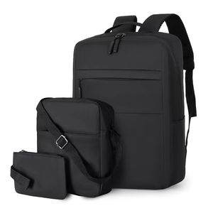 Nueva Mochila Impermeable para Portátil Oxford, Juego de Tres Piezas, para Negocios, Deportes, Viajes, Escuela, Antirrobo, con Puerto USB, Cierre de Cremallera, 20-39L, Bolsa para Computadora - Product Image 1