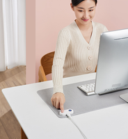 Tapis de table chauffant OEM, tapis de souris de bureau, ordinateur de bureau, tapis de table chaud à main, grand tapis imperméable et chaud pour écriture