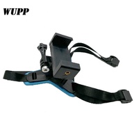Support de Mentonnière pour Casque de Moto, Support Mobile pour Caméras de Casque