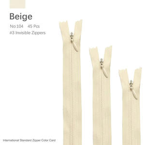 Fermeture éclair invisible en nylon haute résistance de grande taille avec verrouillage automatique, fermeture éclair invisible en nylon de haute qualité avec extrémité ouverte, longueur personnalisée - Product Image 5