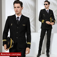 Uniformes personnalisés pour pilotes, hôtesses de l'air et agents de bord, en polyester/viscose, design spécifique aux compagnies aériennes
