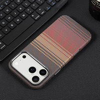 Étui de téléphone portable de luxe en PC rigide à motif fibre de carbone magnétique pour iPhone 18 17 16 15 14 13 Pro Max, coque antichoc