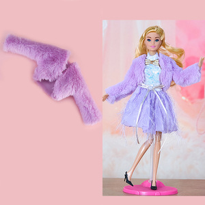 Ensemble de vêtements d'hiver pour poupée bébé 0-24 mois, style européen et américain, 30 <span class=keywords><strong>cm</strong></span>/11 pouces, avec gilet en peluche élégant et tendance - Product Image 4