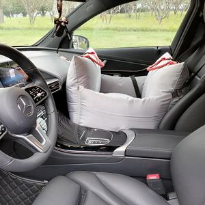 Asiento de coche multifunción para perros, cama de viaje de lujo para perros, bolsas de transporte al aire libre para mascotas, asiento elevador con correa de seguridad para perros en el lateral - Product Image 4