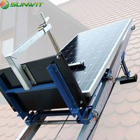Machine de levage électrique ascenseurs pour maisons homme plate-forme mobile portable pv lève-panneau couvreur simple ascenseur échelle élévatrice