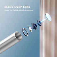 Endoscope monoculaire 1080P étanche Type C 3-en-1 pour l'inspection des canalisations et des égouts