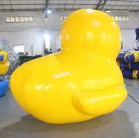 Piscine gonflable en forme de canard jaune, flotteur d'extérieur pour usage Commercial, 5M, nouveauté