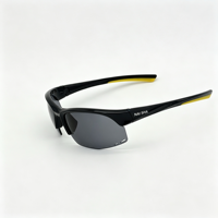 Lunettes de cyclisme personnalisables anti-vent UV400 miroir pour adolescents, monture TR90 ultra confortable avec sangle réglable