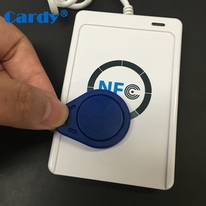 ACR122U Lectores de tarjetas NFC 13,56 MHz Lector de tarjetas IC inteligente sin contacto vinculado a PC Lectores de tarjetas de control de acceso RFID - Product Image 2