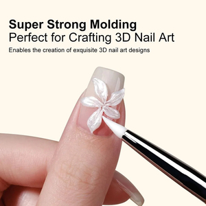 Small Bottle Non-Sticky 3D Shape Squeeze <b>Glue</b> Engraved <b>Modeling</b> Gel UV Gel - Product Image 5