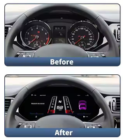 Tableau de bord numérique LCD de voiture pour Audi A5 09-16 Tableau de bord Compteur de vitesse
