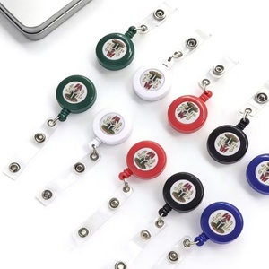 Meilleures ventes : Porte-badge rétractable à prix abordable avec cordon d'identification et clips imprimés pour médecins et personnel médical - Product Image 5