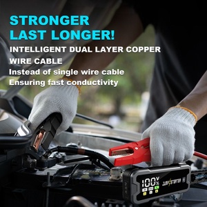 Bộ khởi động bình ắc quy di động đa năng, siêu bền, 4000A, 12/24V, tích hợp chức năng sạc dự phòng cho xe tải và ô tô - Product Image 6