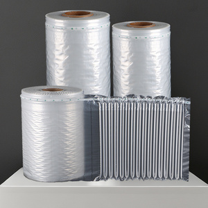 Personalizado fácil de rasgar inflable hecho PE PA columna de aire bobina <span class=keywords><strong>burbuja</strong></span> Express amortiguación embalaje <span class=keywords><strong>burbuja</strong></span> columna rollo - Product Image 4