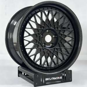 Bku ruote forgiate in fibra di carbonio per Ferrari 488 458 SF90 296 F8 FF 812 ff Gt4c 19 20 21 pollici H-type 9-13J cerchi in lega 2 pezzi - Product Image 4