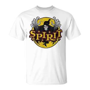 Spirit Halloween Grim Reaper Camiseta para adulto unisex blanca - Product Image 1