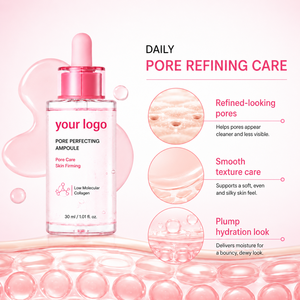 Suero Refinador de Poros de Marca Privada, Reafirma, Suaviza, Hidrata, Nutre, Colágeno de Bajo Peso Molecular, Ampolla Refinadora de Poros Fresca - Product Image 3