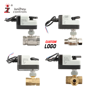 DC12V24V AC110V220V actionneur de vanne électrique à 2 voies vanne à boisseau sphérique motorisée en acier inoxydable vanne de contrôle de débit motorisée en laiton - Product Image 1