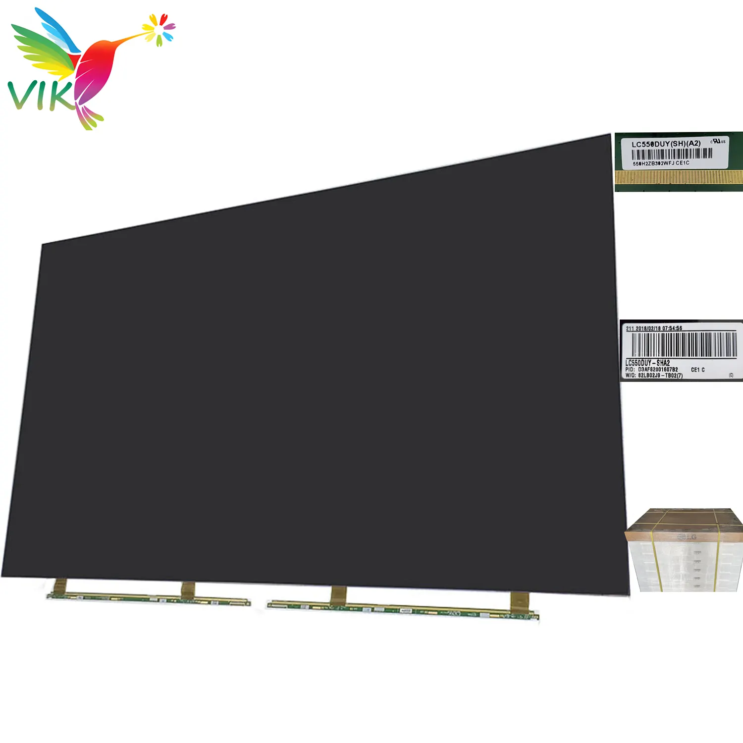 LC550DUY-SHA2 LCDTVスクリーンパネル55インチオープンセルオリジナルボーダーディスプレイ画面なし