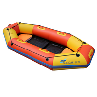 Bateau de dérive gonflable SLEIGH PL240 de 2,4 m pour 2 personnes, accessoires de kayak et canoë, capacité de charge de 260 kg pour la pêche et la natation en zone panoramique