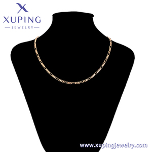 X000716723 Joyería Xuping Collar de Moda Sencillo Color Oro 18K Elegante, Cadena Simple para Mujer - Product Image 6