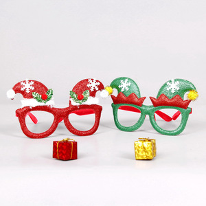 Venta al por mayor 49 diseños árbol de Navidad <span class=keywords><strong>Santa</strong></span> gafas marco divertido Feliz Navidad Año Nuevo 2025 fiesta gafas de plástico para adultos - Product Image 5