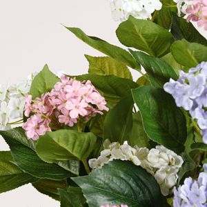 Bouquet d'hortensias artificiels Dream Castle en plastique souple, longue durée, pour mariage et décoration intérieure - Product Image 2