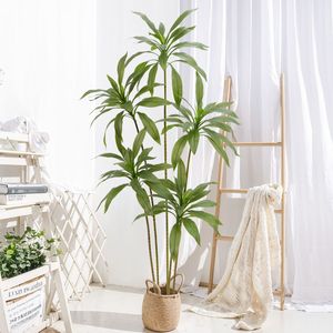 Piante Artificiali Dracaena Fragrans, Alberi Finti per Decorazione Casa, Ufficio, Interni, <span class=keywords><strong>Regalo</strong></span> di Inaugurazione Casa - Product Image 2